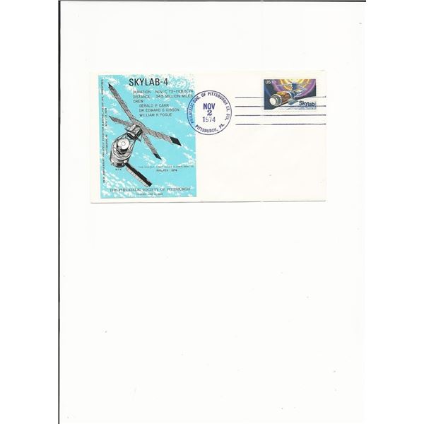 Skylab-4 - First Day Cover - Pittsburgh, PA 1974