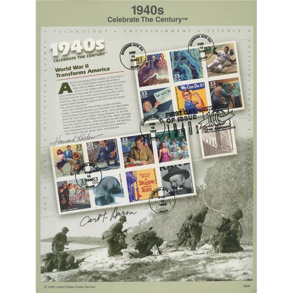 USPS Celebrate The Century 1940s Sheet of Fifteen