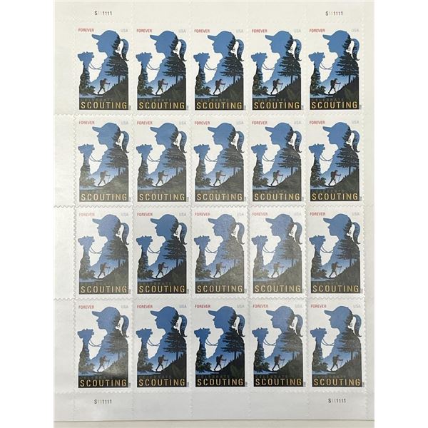 2012 Celebrate Scouting stamp set of 20