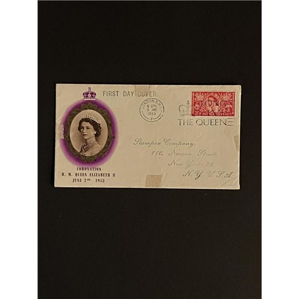 1953 England Queen Elizabeth II First Day Cover