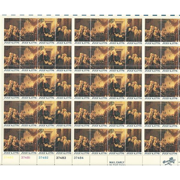 Declaration of Independence: Hancock and Thomson Stamps