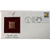 Image 1 : Christmas 1986 Traditions of Christmas Gold Stamp Replica First Day Cover