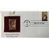 Image 1 : Black Heritage Series Benjamin Banneker Gold Stamp Replica First Day Cover