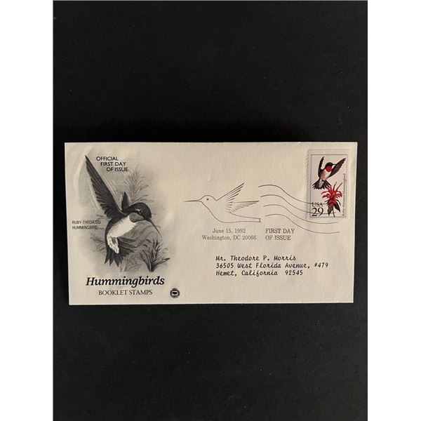 Hummingbirds First Day Cover
