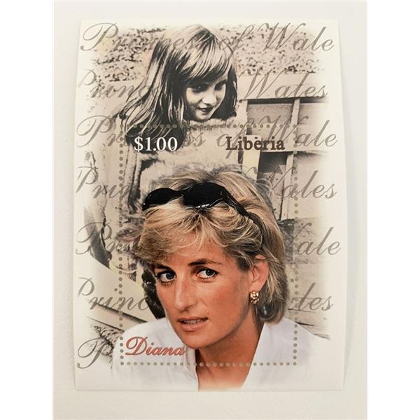 Liberia Princess Diana commemorative stamp