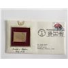 Image 1 : Insects and Spiders Lady Beetle Gold Stamp Replica First Day Cover