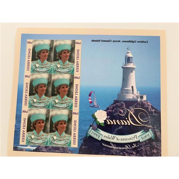 Diana Princess of Wales commemorative stamp set