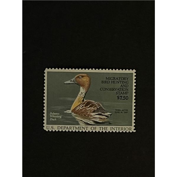 Migratory Bird Hunting US Duck Stamp Unused