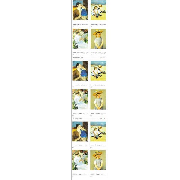 American Treasures - Mary Cassatt USA Stamp Sheet
