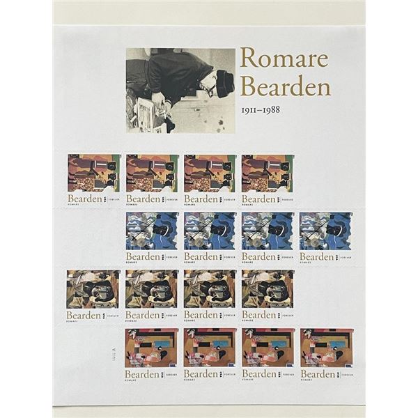 2011 Romare Bearden stamp set of 16