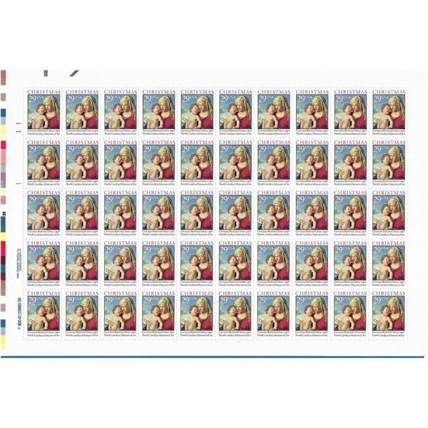 Traditional Christmas: Madonna and Child Stamps