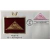 Image 1 : Pacific 97 US Mail Stagecoach Gold Stamp Replica First Day Cover