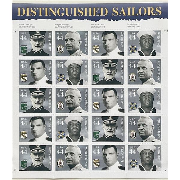 2010 Distinguished Sailors stamp set of 20
