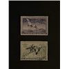 Image 1 : Two Migratory Bird Hunting 2 Dollar Stamps Used