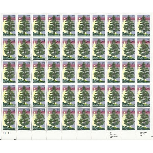 Michigan Statehood Stamps