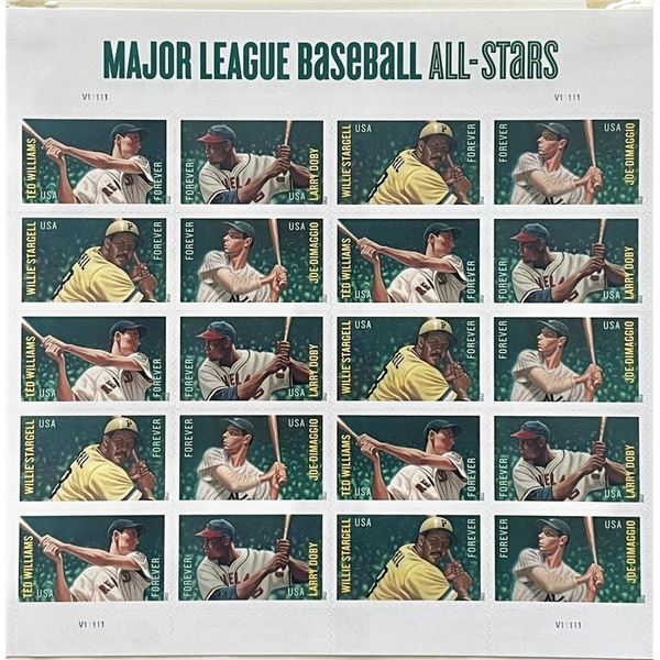 2012 MLB All-Stars stamp set of 20