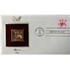 Image 1 : Flowers Lily Gold Stamp Replica First Day Cover
