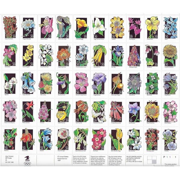 Wildflowers Stamps