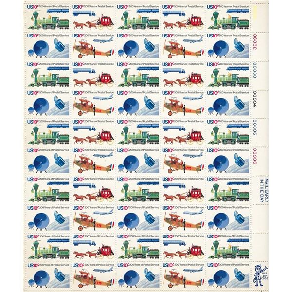 U.S. Postal Service Bicentennial Stamps