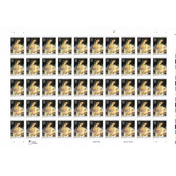 Traditional Christmas: Madonna and Child Stamps