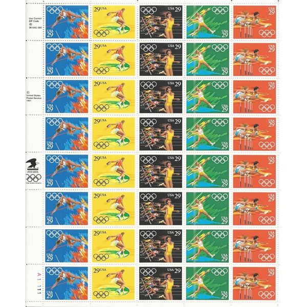 1991 Summer Olympics Stamps
