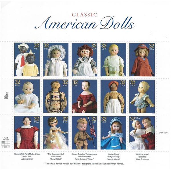 Classic American Dolls Stamp Set