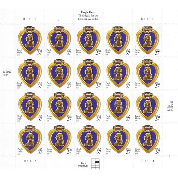 Purple Heart Stamps