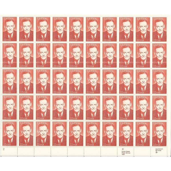 Literary Arts: T. S. Eliot Stamps