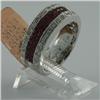 Image 1 : Ring 1.52 ctw Diamond & Ruby  18K  White Gold- SRP$ 5521