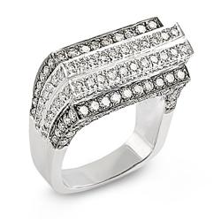 Genuine 1.22 ctw Diamond Ladies Ring  