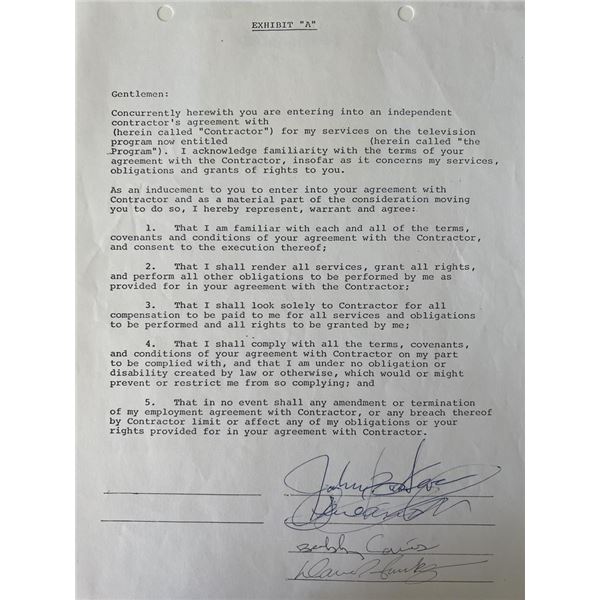 The Unbeatables signed contract