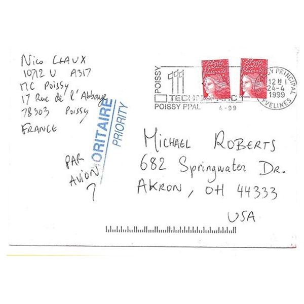 Cannibal Nico Claux Signed Envelope
