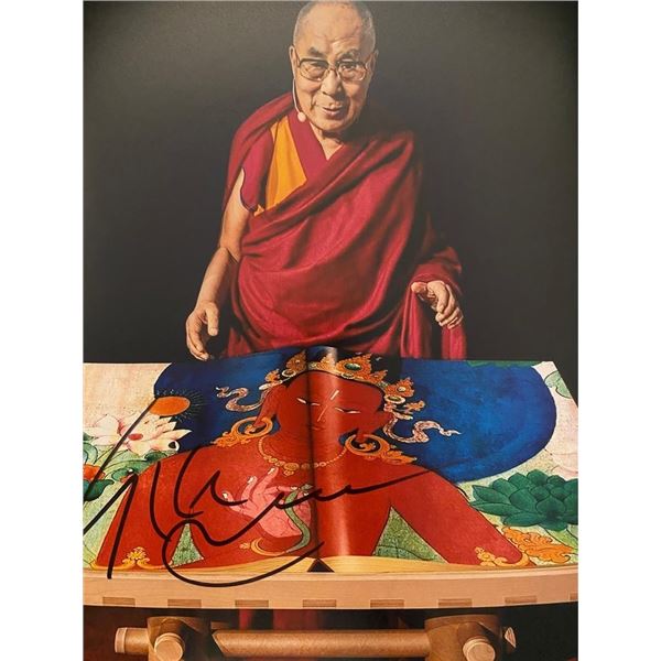 14th Dalai Lama Tenzin Gyatso signed photo