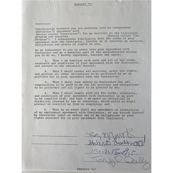 The Koobas signed contract