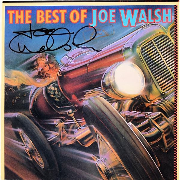 The Eagles Joe Walsh signed Best of Joe Walsh album