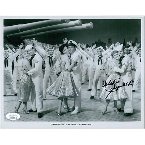 Hit The Deck Debbie Reynolds signed photo. JSA Authenticated