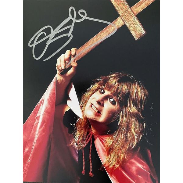 Ozzy Osbourne signed photo