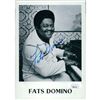 Image 1 : Musician Fats Domino signed photo. JSA Authenticated