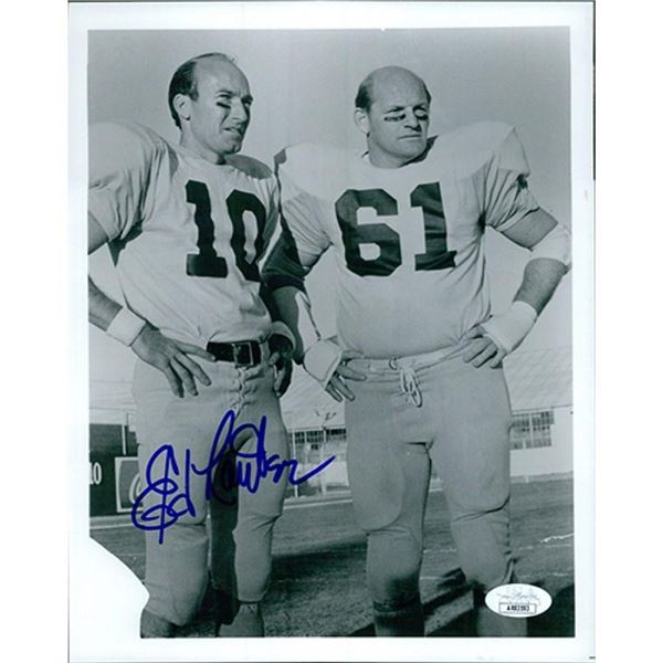 The Longest Yard Ed Lauter  signed photo. JSA Authenticated