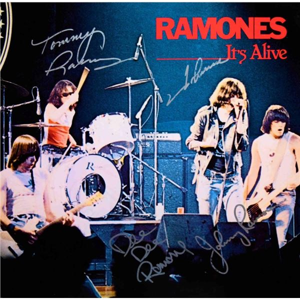 Ramones signed Itâ€™s Alive album