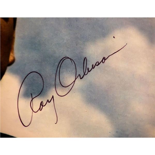 Framed Roy Orbison signed album
