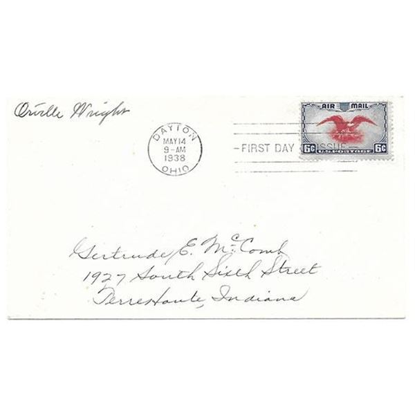 Orville Wright Signed Cover