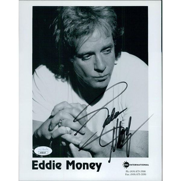 Singer Eddie Money Take Me Home Tonight signed photo. JSA Authenticated