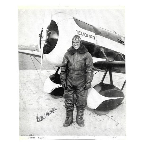 Frank Hawks Signed Document