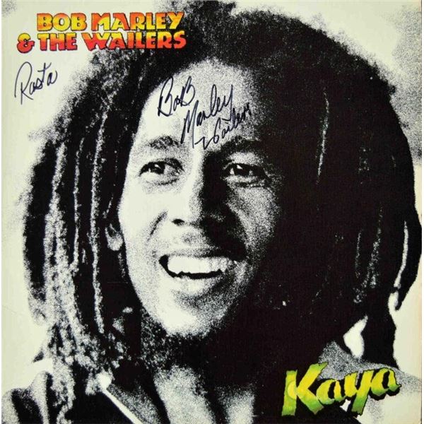 Bob Marley and the Wailers signed Kaya album