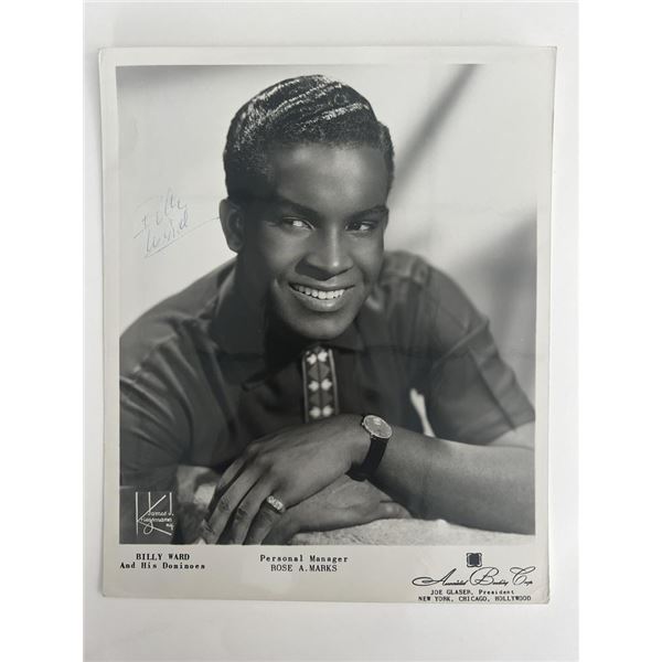Billy Ward  signed photo