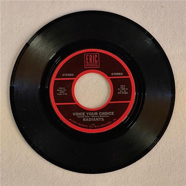 Radiants Voice Your Choice 45 Album