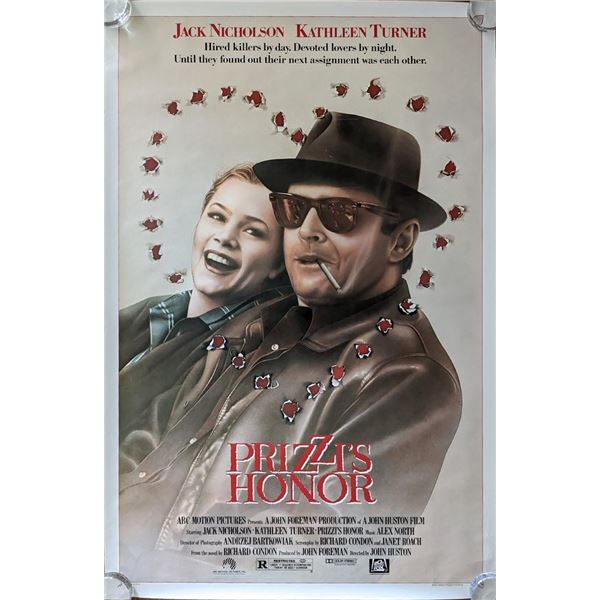Prizzis Honor 1985 Original One Sheet Movie Poster