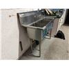 Image 13 : GSW SE15153N Stainless 3-Basin Sink w/ Faucet 51" x 22" x 46"H (37" to sink)
