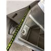 Image 17 : GSW SE15153N Stainless 3-Basin Sink w/ Faucet 51" x 22" x 46"H (37" to sink)